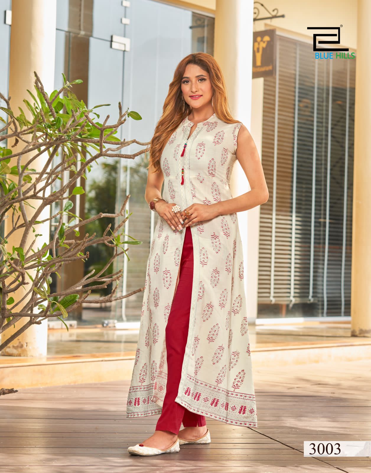 Nitya NX Fancy Designer Stylish Function Wear Long Center Slit Kurti Collection